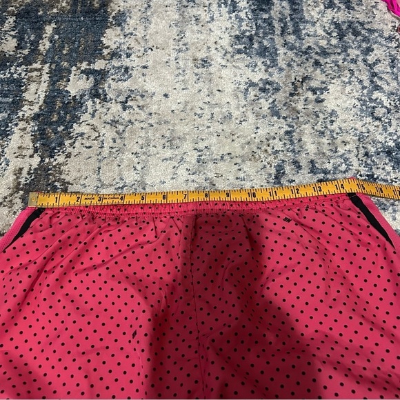 Nike Dri-Fit Pink & Black Polka Dot Athletic Shorts Size XL - Picture 5 of 7